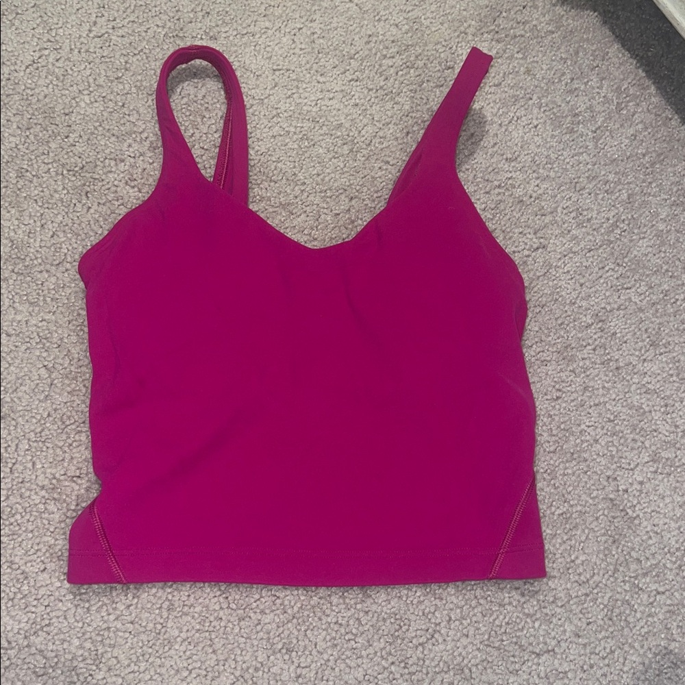 Lululemon Align Fuschia Tank Top sz 0